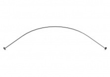 Радомир Карниз для шторки на ванну "Сорренто" 1480х1480