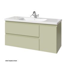 Caprigo Тумба с раковиной FORTE 120 см, правая, фисташка