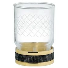Boheme Стакан для зубных щеток Royale Cristal, золото\черный 10931-G-B