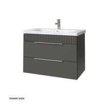 Caprigo Тумба с раковиной MONBAR 80 см, графит 36312 1