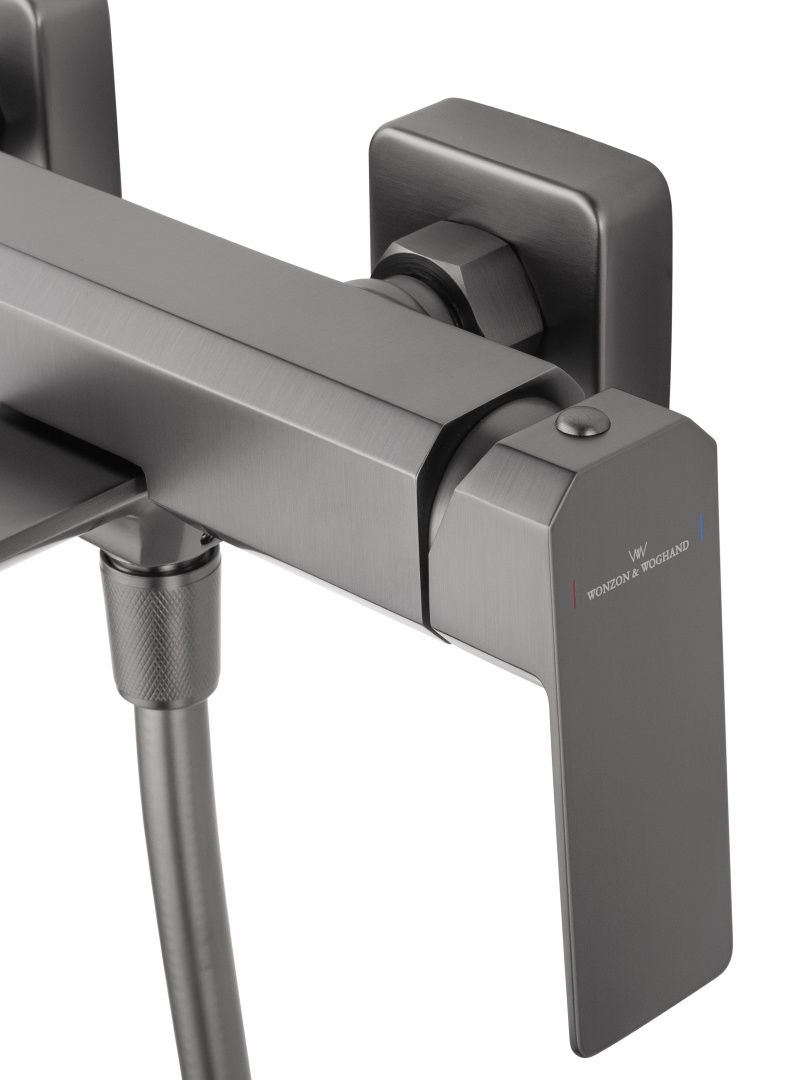 Приобрести смеситель для ванны с душем wonzon & woghand diamond, темный графит (ww-88639011-bgm)