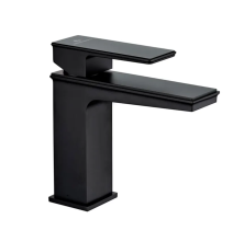 Grocenberg Смеситель для раковины, черный матовый GB2088BL