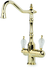 Boheme Смеситель для кухни Tradizionale, золото\кристаллы 112-CRST