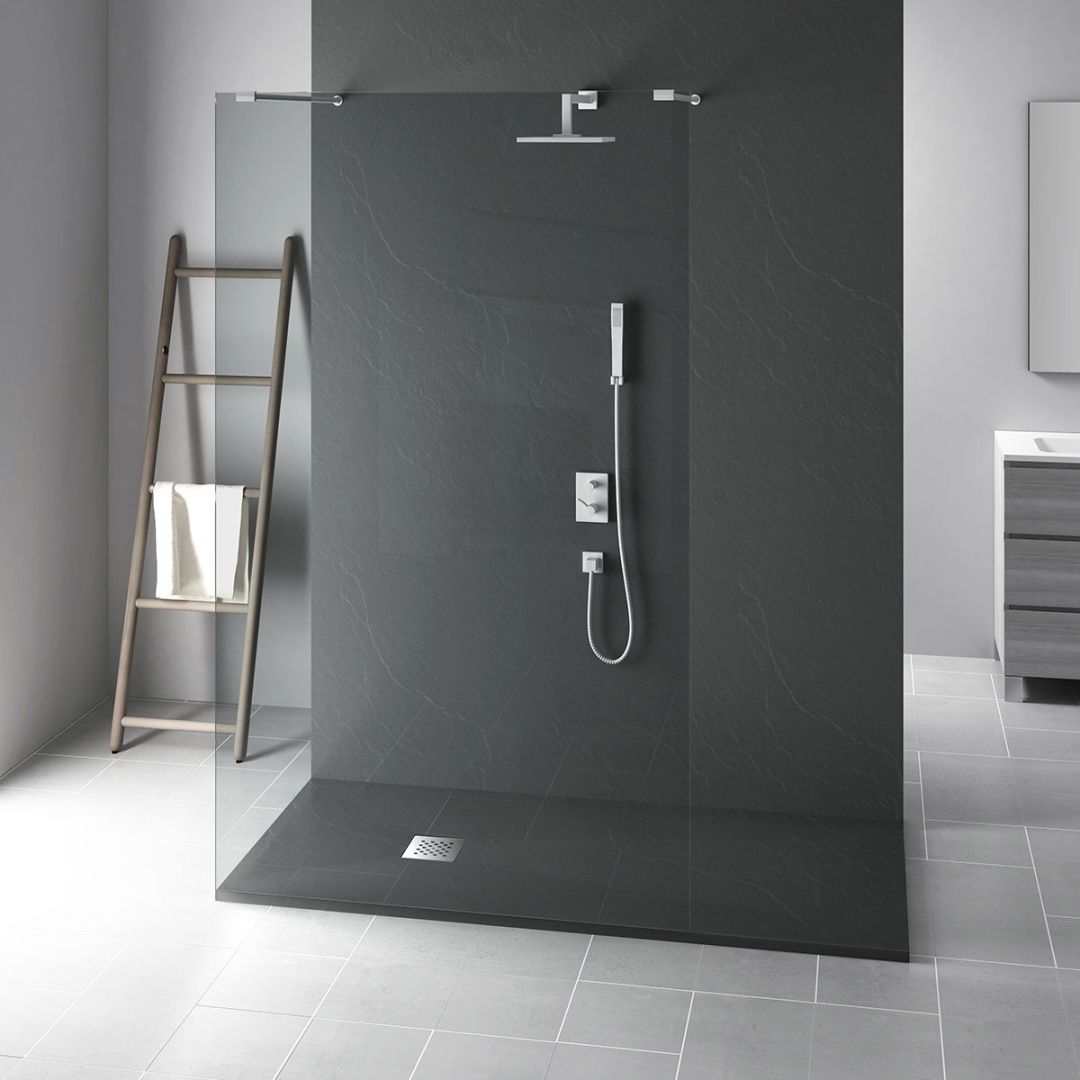 Приобрести vincea душевой поддон 80х120 см, прямоугольный, антрацит матовый vst-4sr8012a