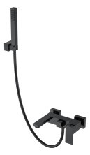 Boheme Смеситель для ванны Qubic Matt Black 473-B