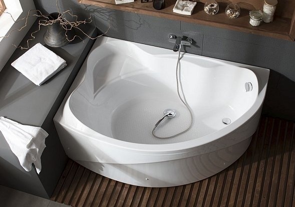 Приобрести aquanet акриловая ванна jamaica 160x100 см, белая, правая