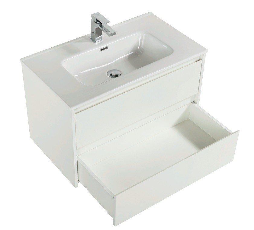 Приобрести тумба подвесная с раковиной belbagno kraft-1000-2c-so-bo 100 см, bianco opaco