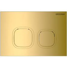 Grossman Клавиша смыва Cosmo, глянцевое золото 700.K31.02.300.300