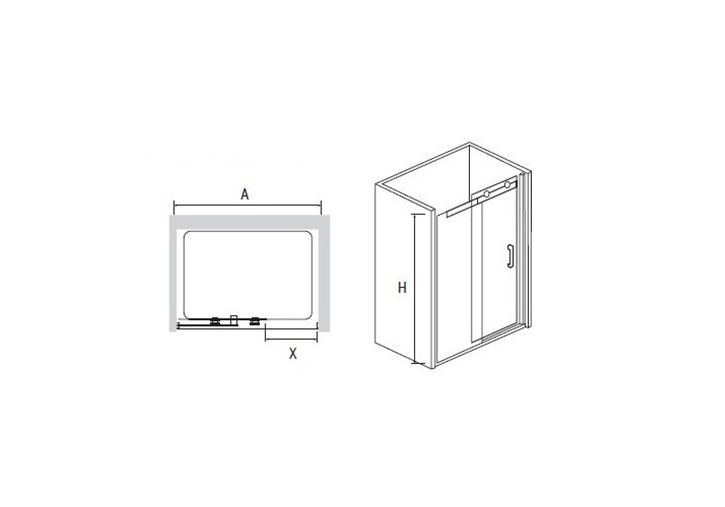 Приобрести душевая дверь rgw to-14 160 см, прозрачное, 02071416-11