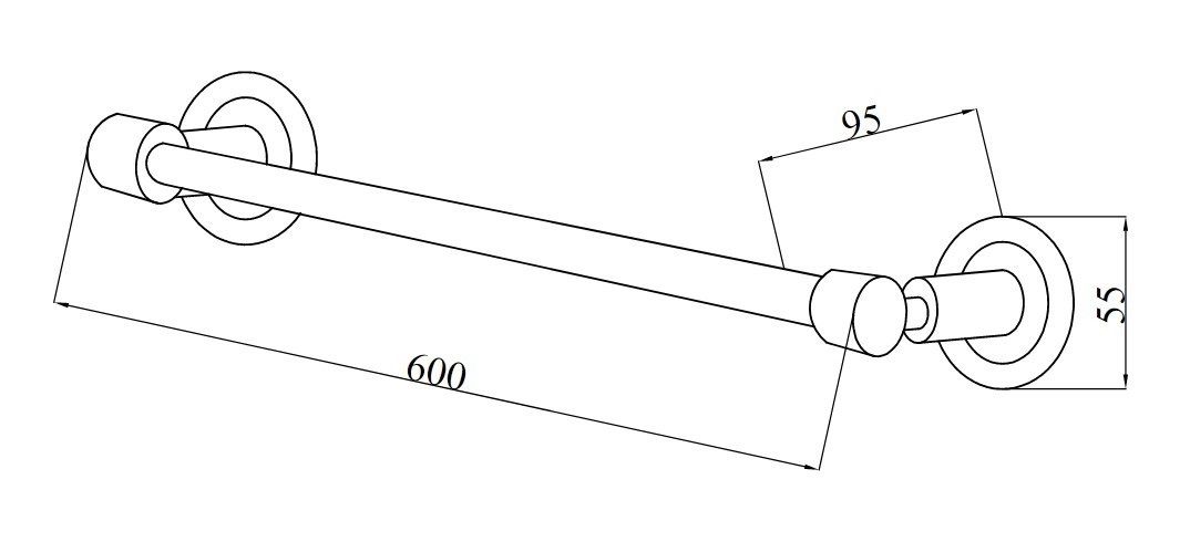 Приобрести boheme полотенцедержатель murano 60 см, хром\кристаллы 10902-crst-сh