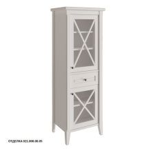 Caprigo Пенал NAPOLI 55 см, правый, белый, эмаль