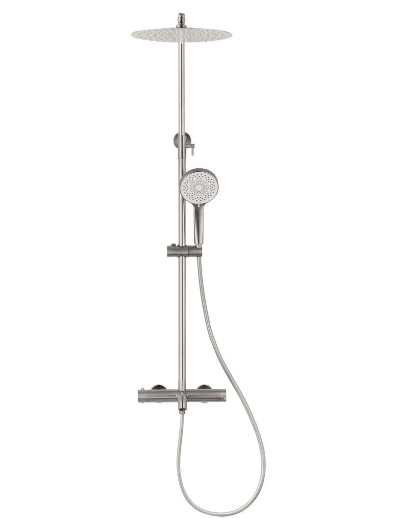 Приобрести душевая система wonzon & woghand stick, брашированный никель (ww-88739017-bn)