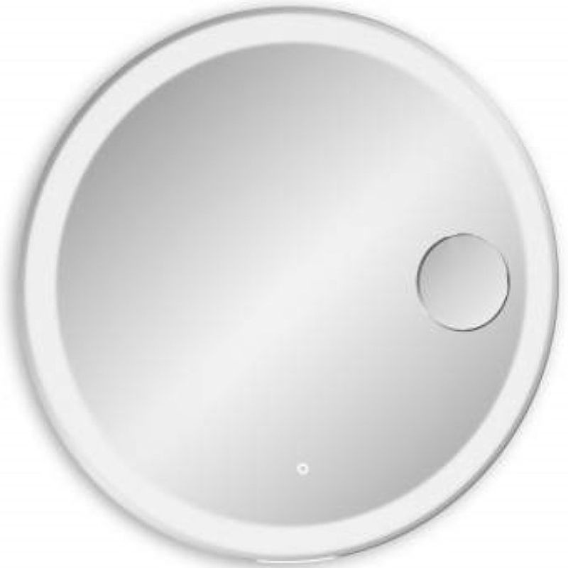 Приобрести continent зеркало с подсветкой aroma 78х78 см, сенсорный включатель, белое