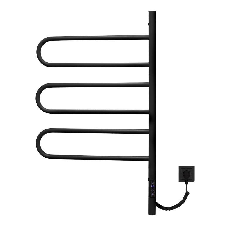 Приобрести vincea полотенцесушитель электеический 41х80 см, черный vtd-1r2cbe