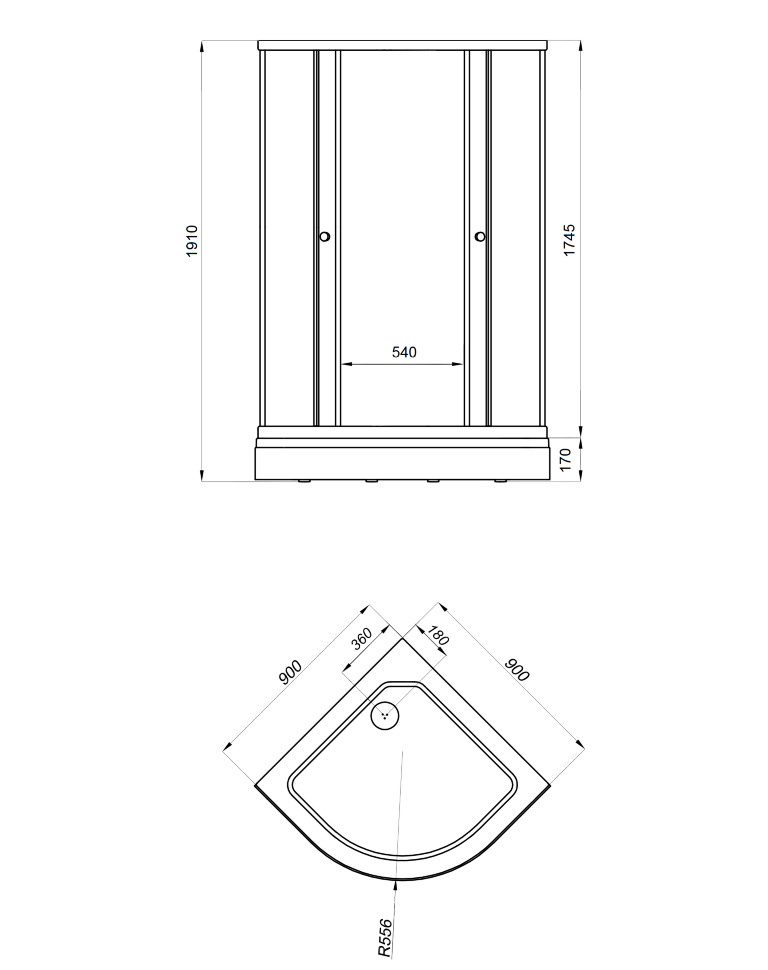 Приобрести тритон душевое ограждение ультра 80х80 см, белое, прозрачное щ0000040486
