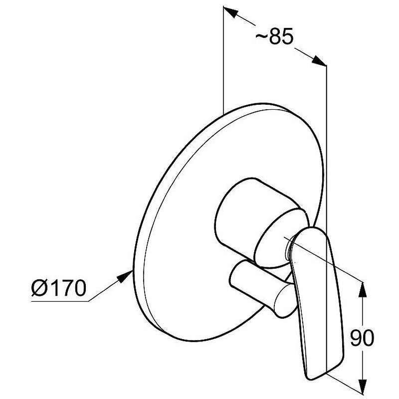 Приобрести kludi смеситель для душа скрытого монтажа balance, белый\хром 526509175