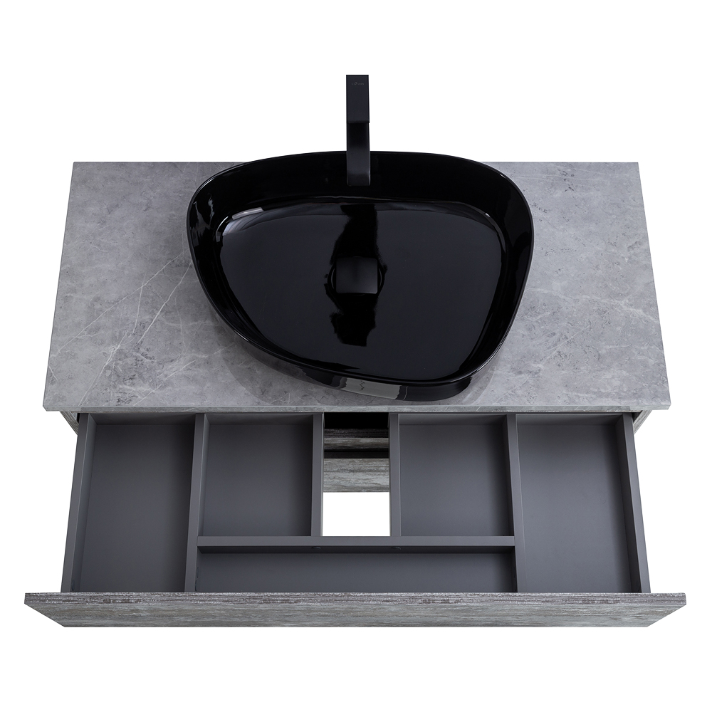 Приобрести cezares тумба со столешницей molveno 46 80 см legno grigio, серый molveno 46-80-2c-so-lg