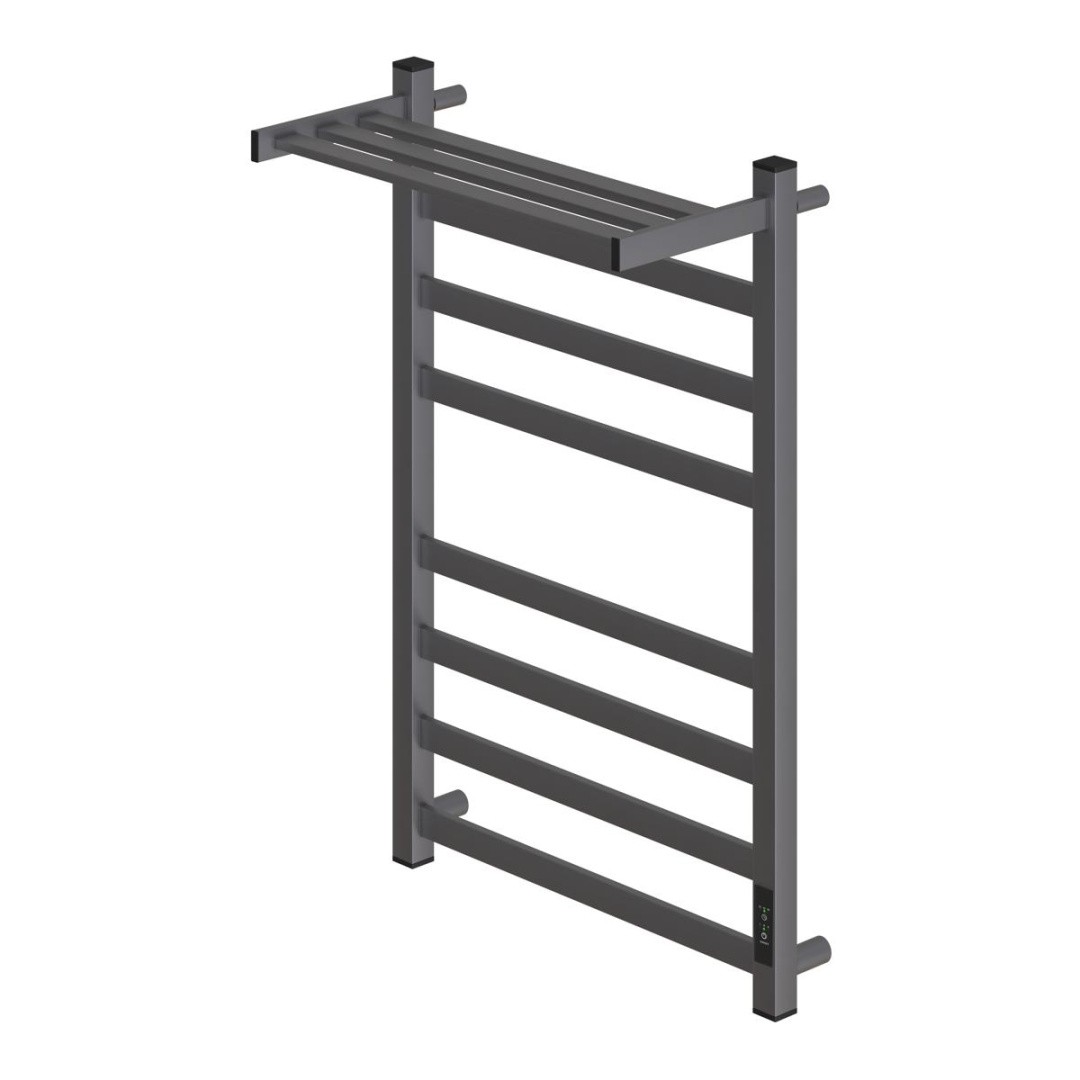 Приобрести полотенцесушитель электрический point 500х800 меркурий с полкой п7, графит pn83858pgr