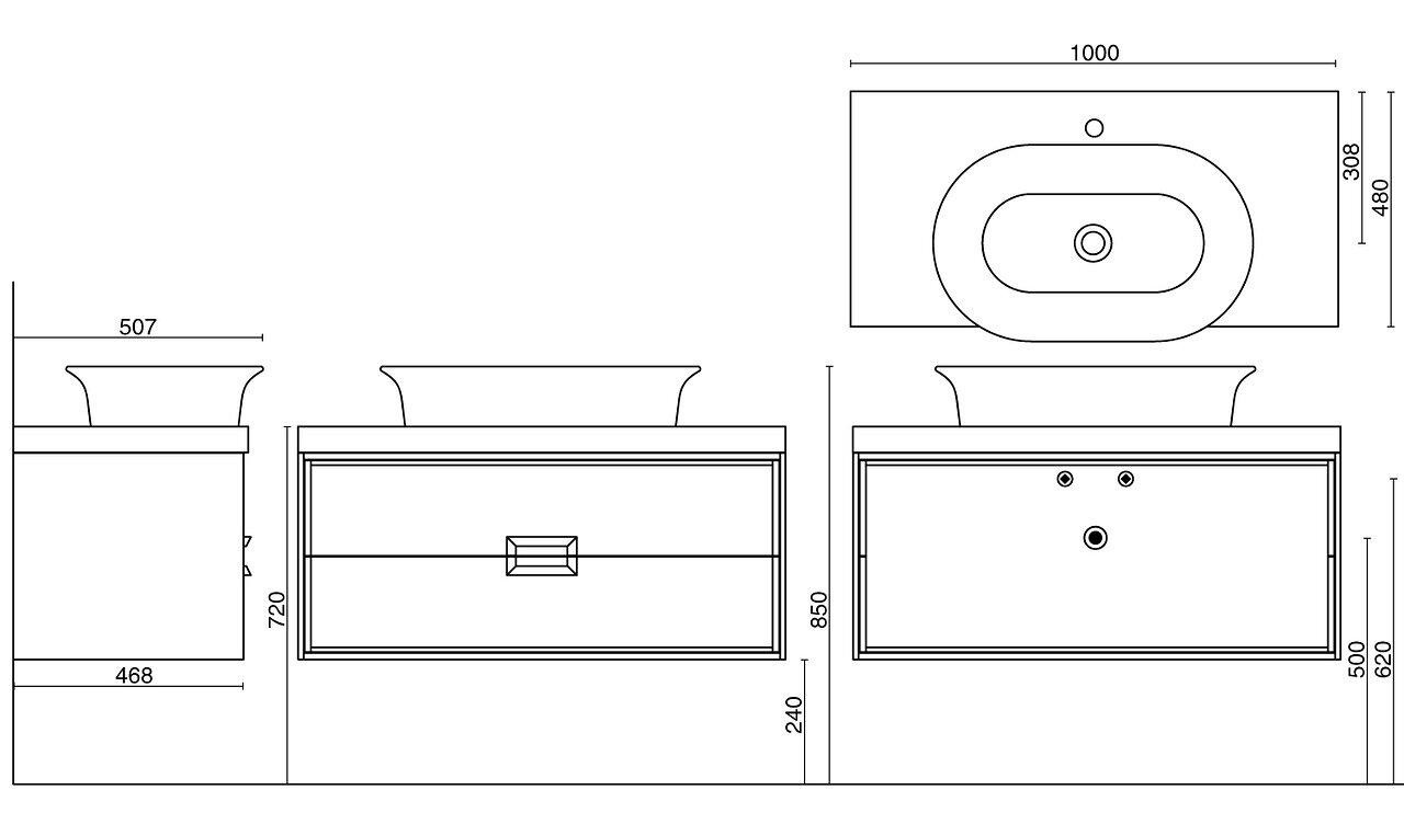 Приобрести столешница kerama marazzi риальто 100 см cn100\sg560400r