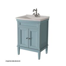 Caprigo Тумба с раковиной JARDIN 60 см, голубая, эмаль