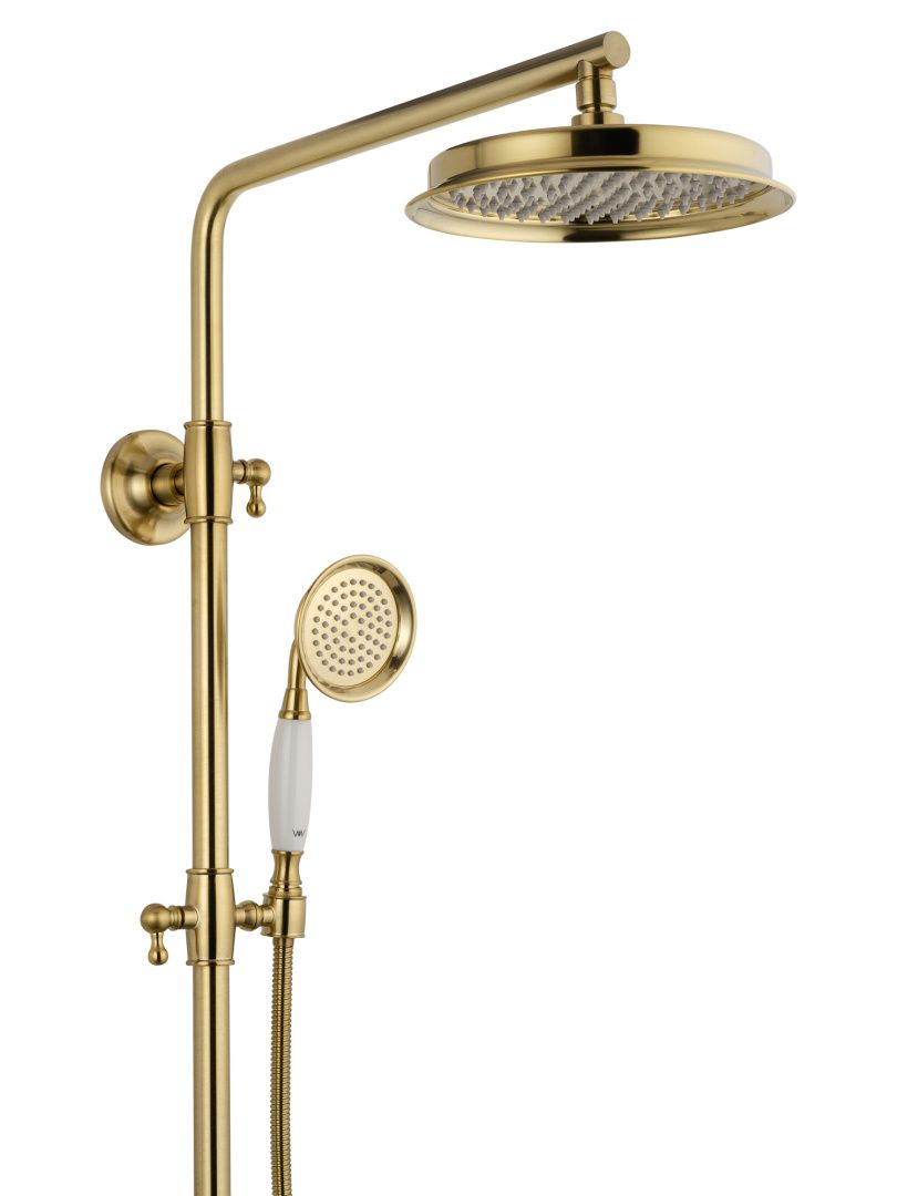 Приобрести душевая система wonzon & woghand steam, брашированное золото (ww-88739008-bg)