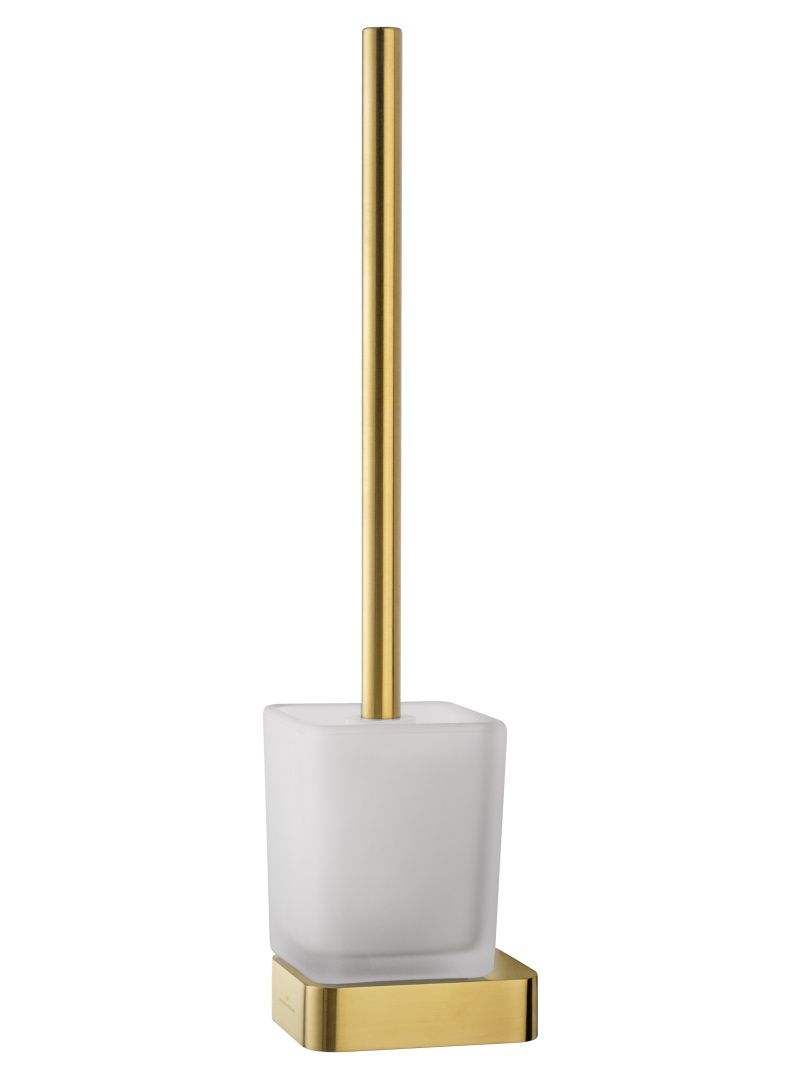 Приобрести туалетный ершик в комплекте wonzon & woghand lotte, брашированное золото (ww-8329-bg)