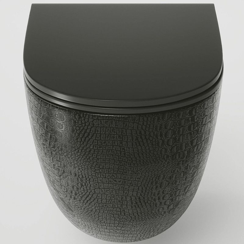 Приобрести grossman унитаз подвесной color с крышкой дюропласт, микролифт, черный глянец gr-4455bbls