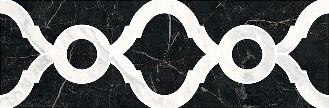Приобрести декор напольный kerama marazzi фрагонар сen. наборный черный 30х9.9