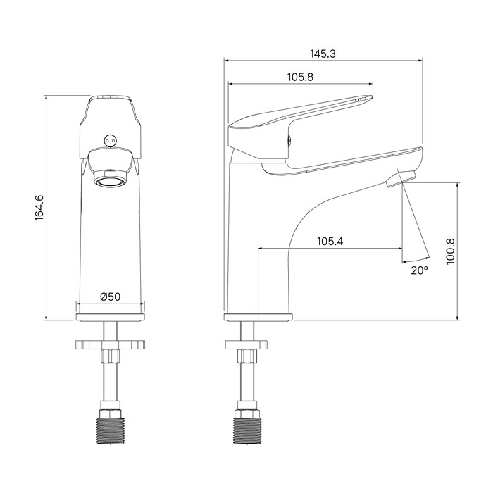 Приобрести iddis смеситель для раковины torr 164мм, хром, torsb00i01