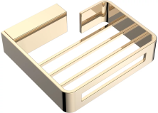 Boheme Мыльница\держатель для губки Q, золото 10959-G