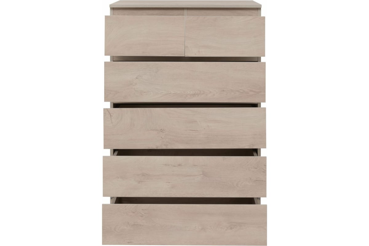 Приобрести aquanet комод сканди 80x48 см, дуб эдгрейн (6 ящиков)