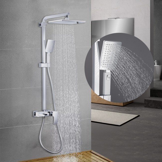 Приобрести gappo душевая система g2407-30 с изливом, хром 94941