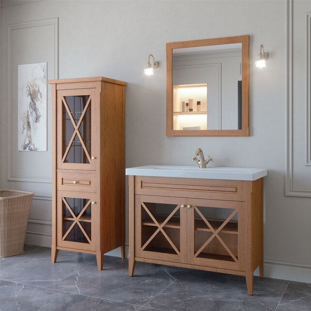 Приобрести caprigo пенал napoli promo 56 см, левый, дерево