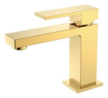 Boheme Cмеситель для раковины Qubic Shinny Gold 471-G