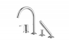 Azario Смеситель на борт ванны Flame, 4 -отверстия, хром AZ-VPC258320C