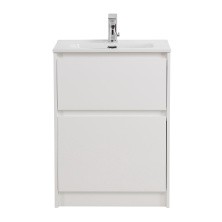 BelBagno Тумба с раковиной KRAFT 39 50 см, напольная Bianco Opaco, белая раковина