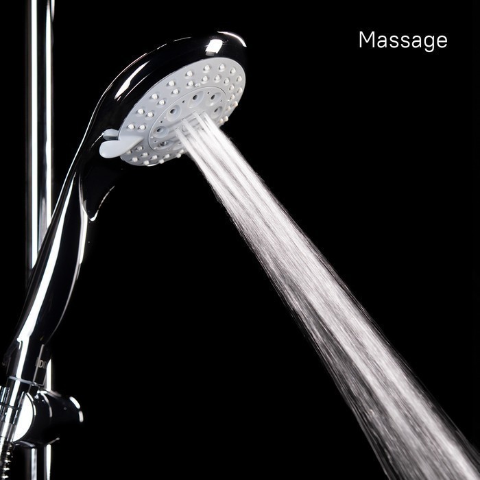 Приобрести iddis душевая лейка 5f 267мм, пятирежимная, хром a10161