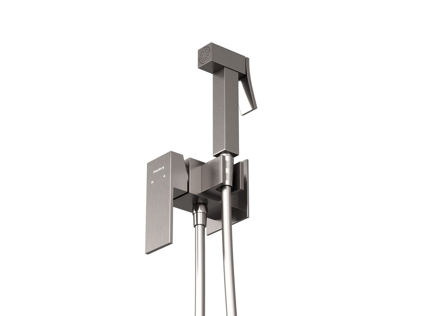 Приобрести hayzburg встраиваемый смеситель с гигиеническим душем, никель hb-1005bn