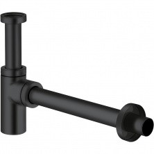 Бутылочный сифон, черный матовый, арт. 1002039-00