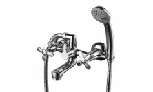 LEMARK Смеситель для ванны Partner, двухвентильный, хром LM6542C