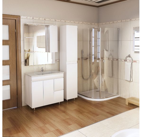 Приобрести mirsant пенал next, напольный, 34см белый