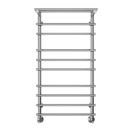 Приобрести terminus полотенцесушитель ватра п10 50х100 см, с полкой, водяной, хром
