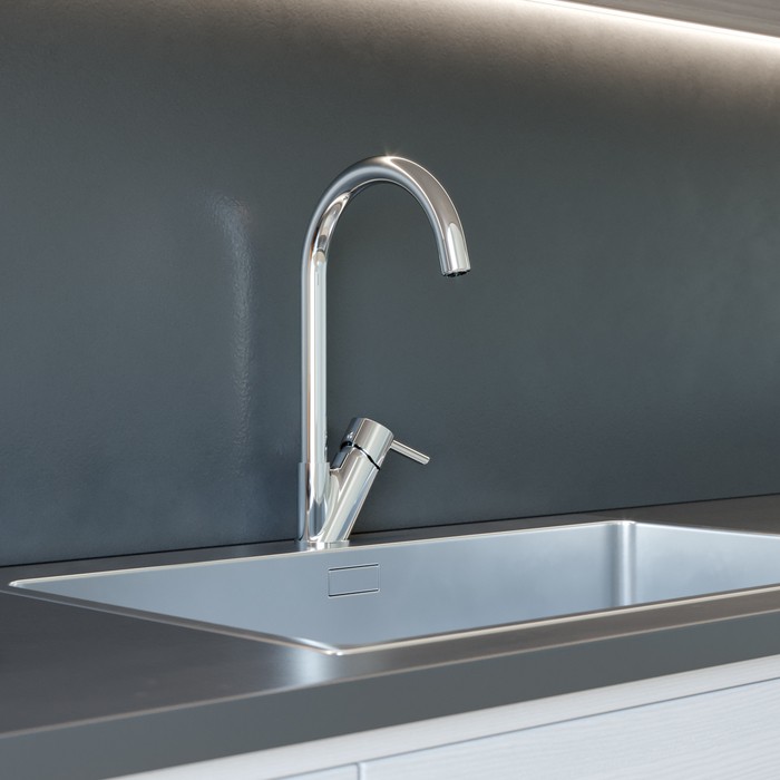 Приобрести iddis смеситель для кухни kitchen line 338мм, хром k11sb0ji05