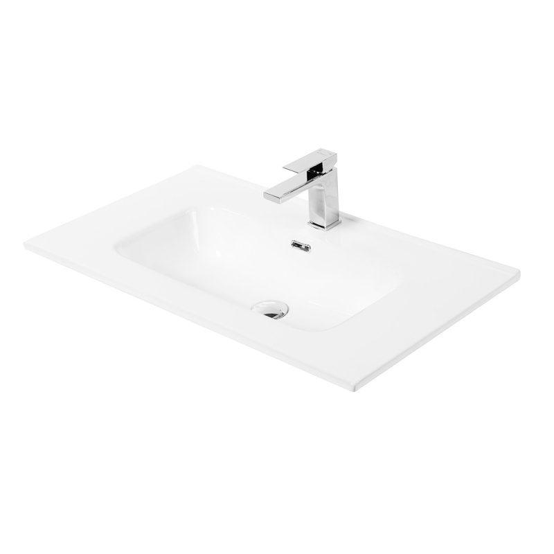 Приобрести belbagno тумба с раковиной kraft 100 см, напольная bianco opaco, белая раковина