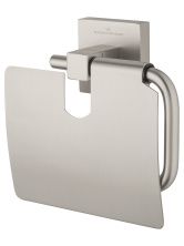 Держатель для туалетной бумаги с крышкой WONZON & WOGHAND POLO, Брашированный никель (WW-8926-BN)