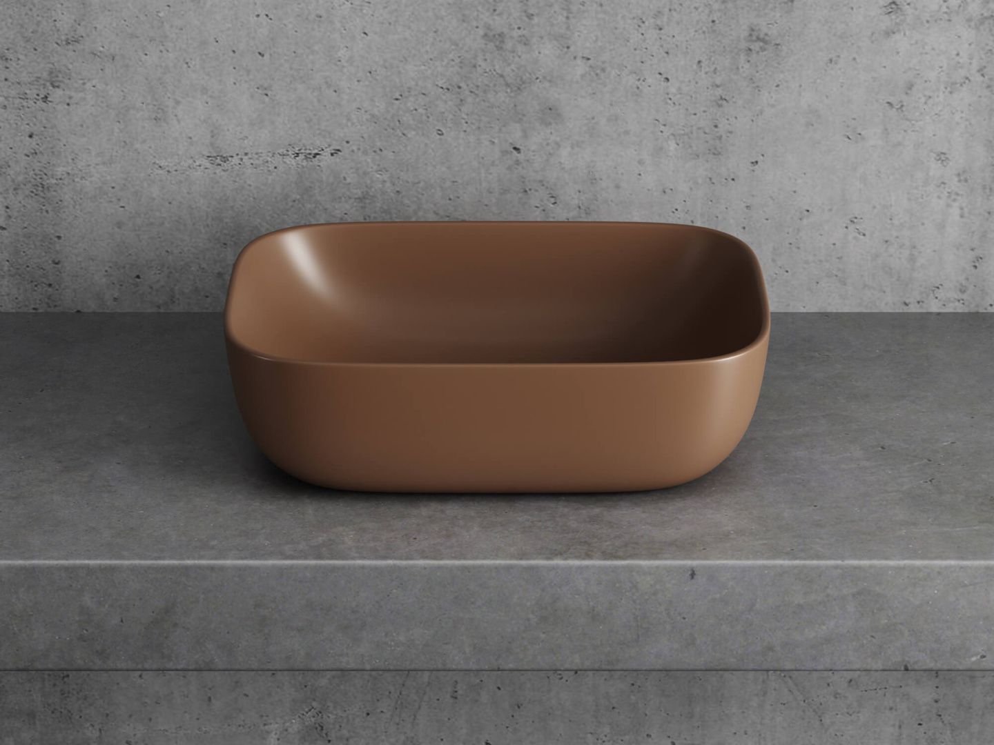 Приобрести hayzburg накладная раковина чаша 45х32 см, кофеин матовый hb-0039mdb