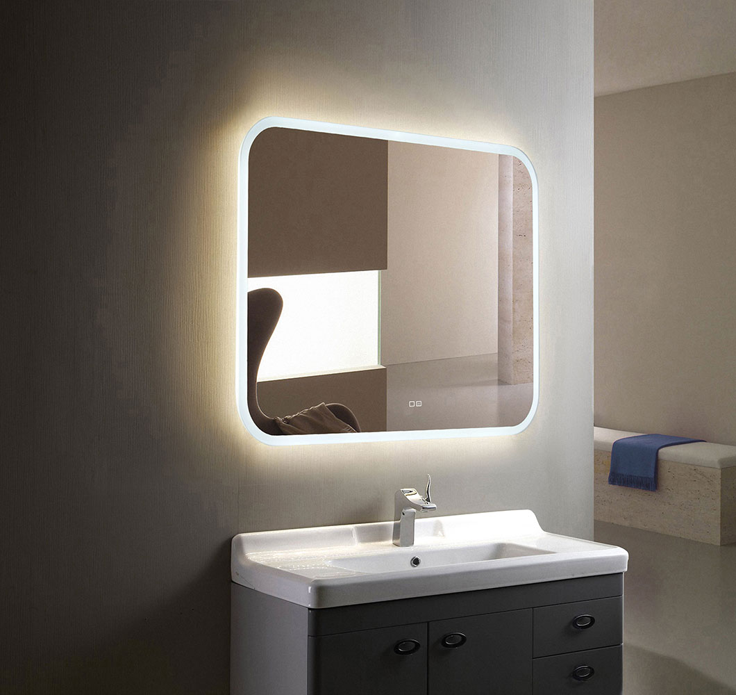 Приобрести azario зеркало стив 80х60 см c подсветкой, сенсор выключатель, bluetooth, подогрев, часы, внешней настройки led-00002377