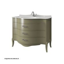 Caprigo Тумба с раковиной MODENA 110 см, зеленая, эмаль