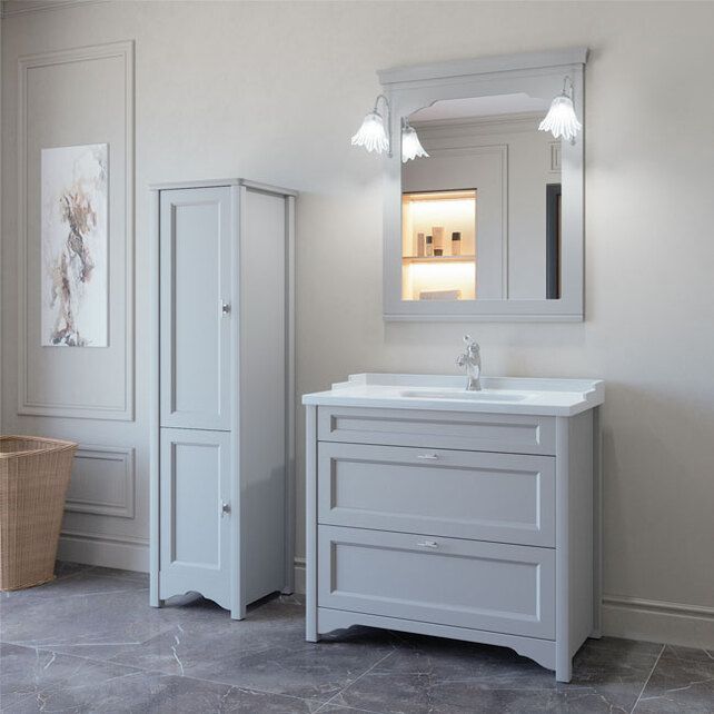 Приобрести caprigo тумба с раковиной preston 90 см, стилл