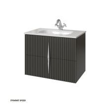 Caprigo Тумба с раковиной NOVARA 75 см, графит